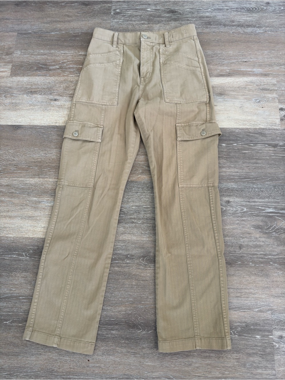 Madewell Straight-Leg Cargo Pants in Khaki